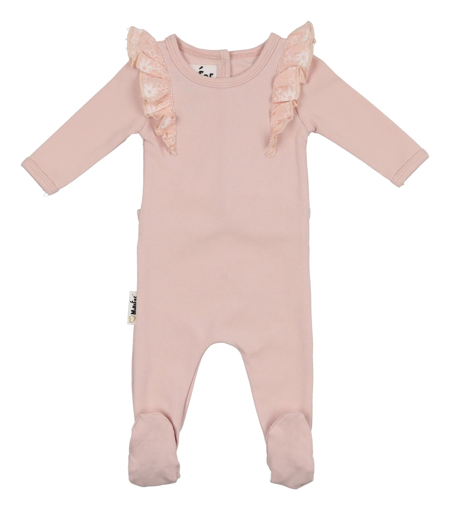 Shoulder Ruffle Footie