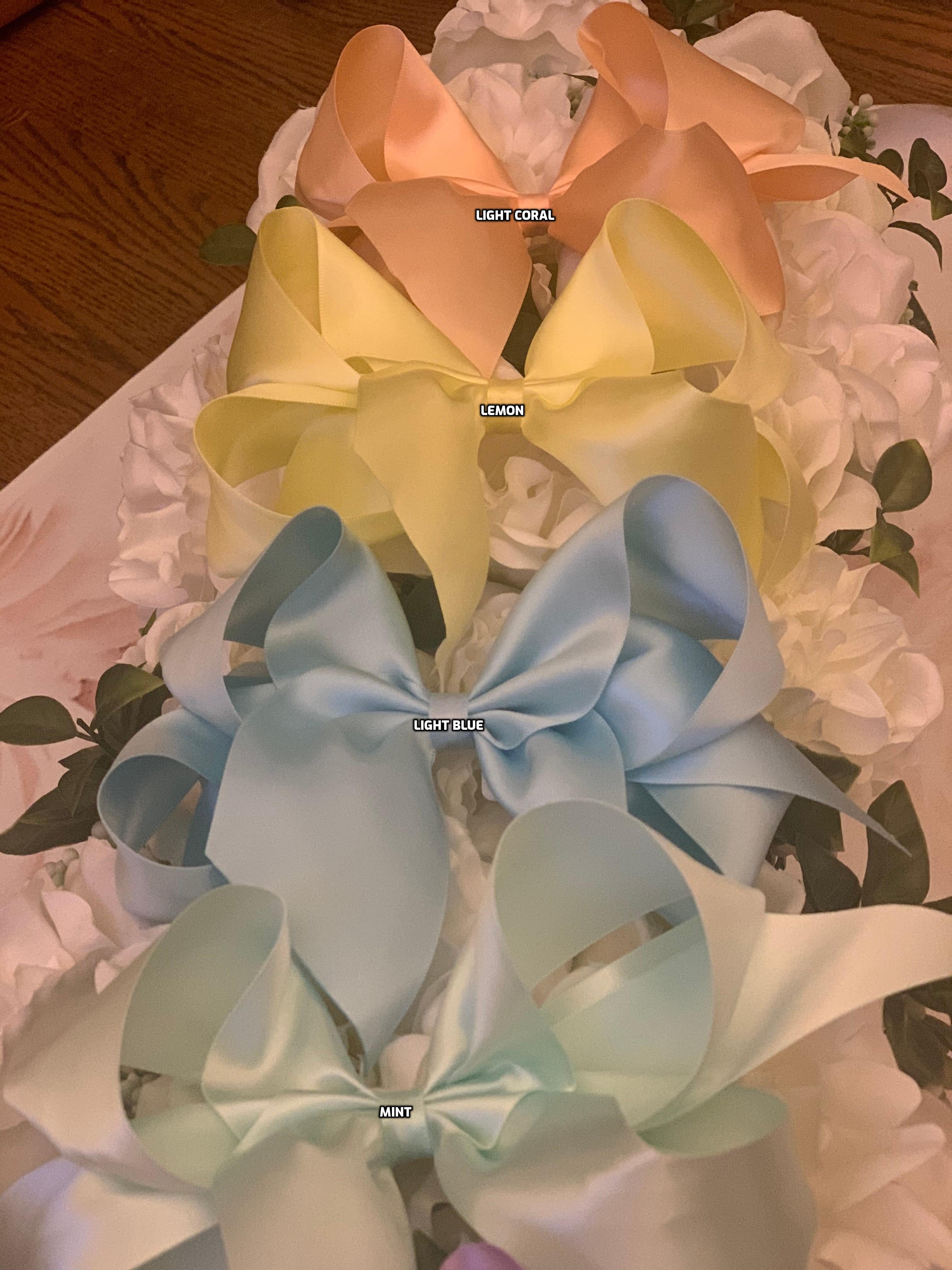 Giant Satin Bow Clip