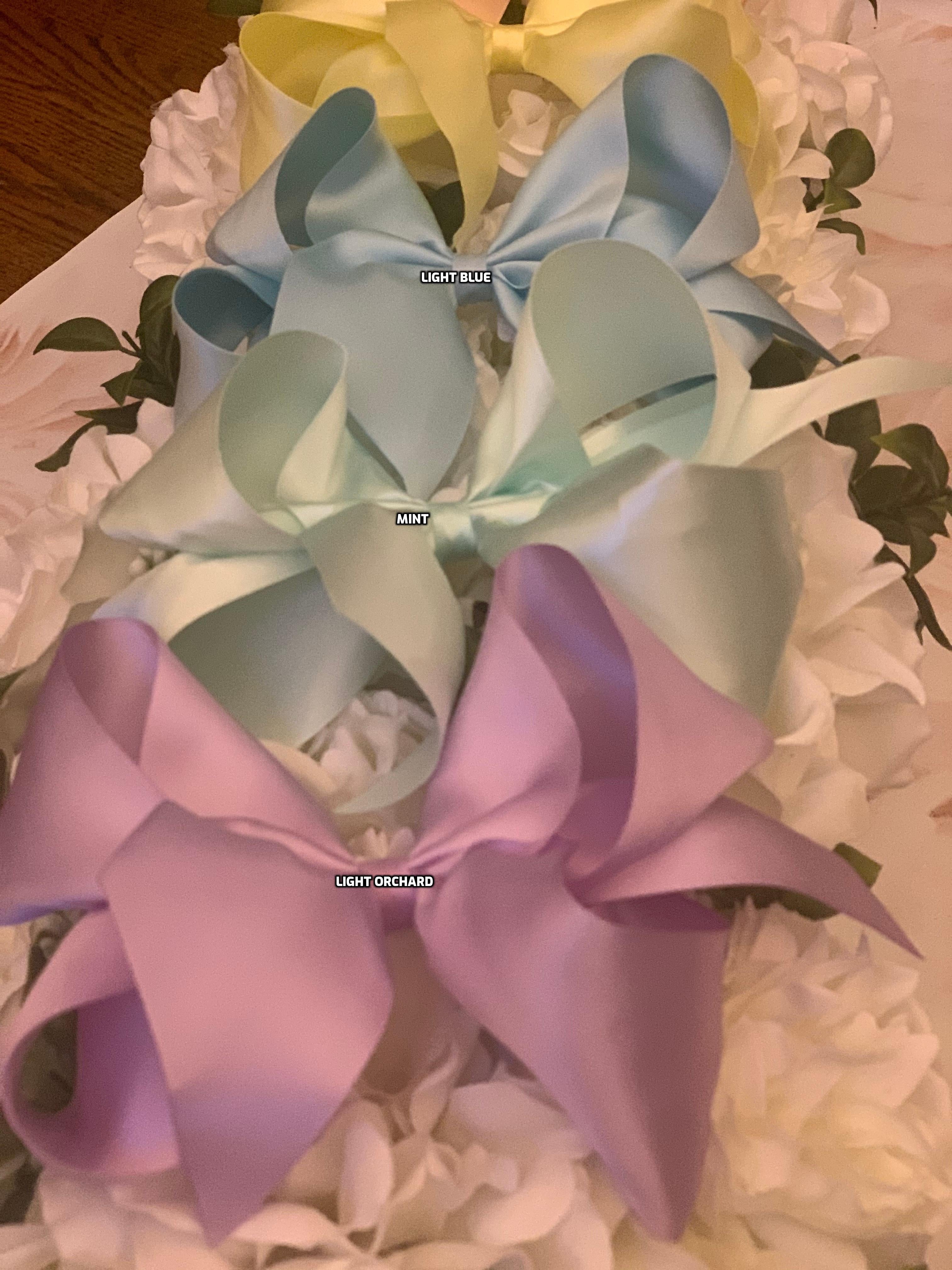 Giant Satin Bow Clip