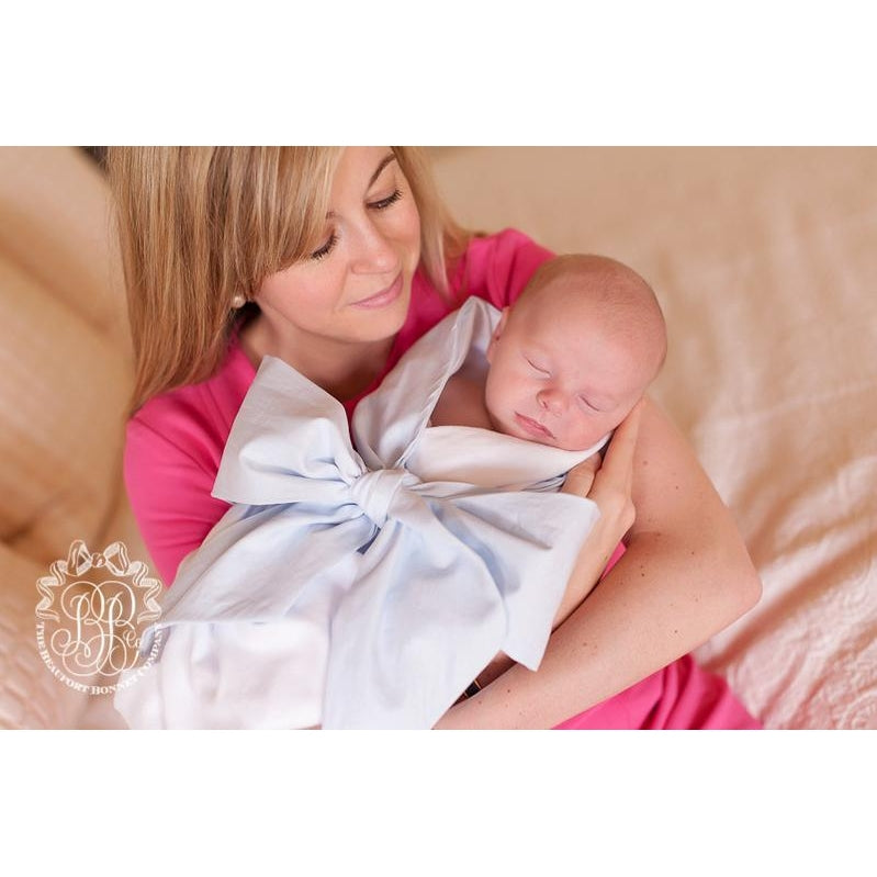 Swaddle Bow in Buckhead Blue