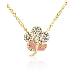Lily Nily CZ Flower Necklace