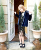 Hannah Banana Black Faux Fur