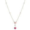 Twin Star I Love My Jewels Triple Heart Necklace