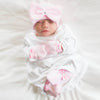 IlyBean Pink and White Stripped Nursery Set