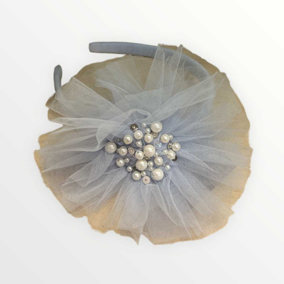 Sky Tulle Headband
