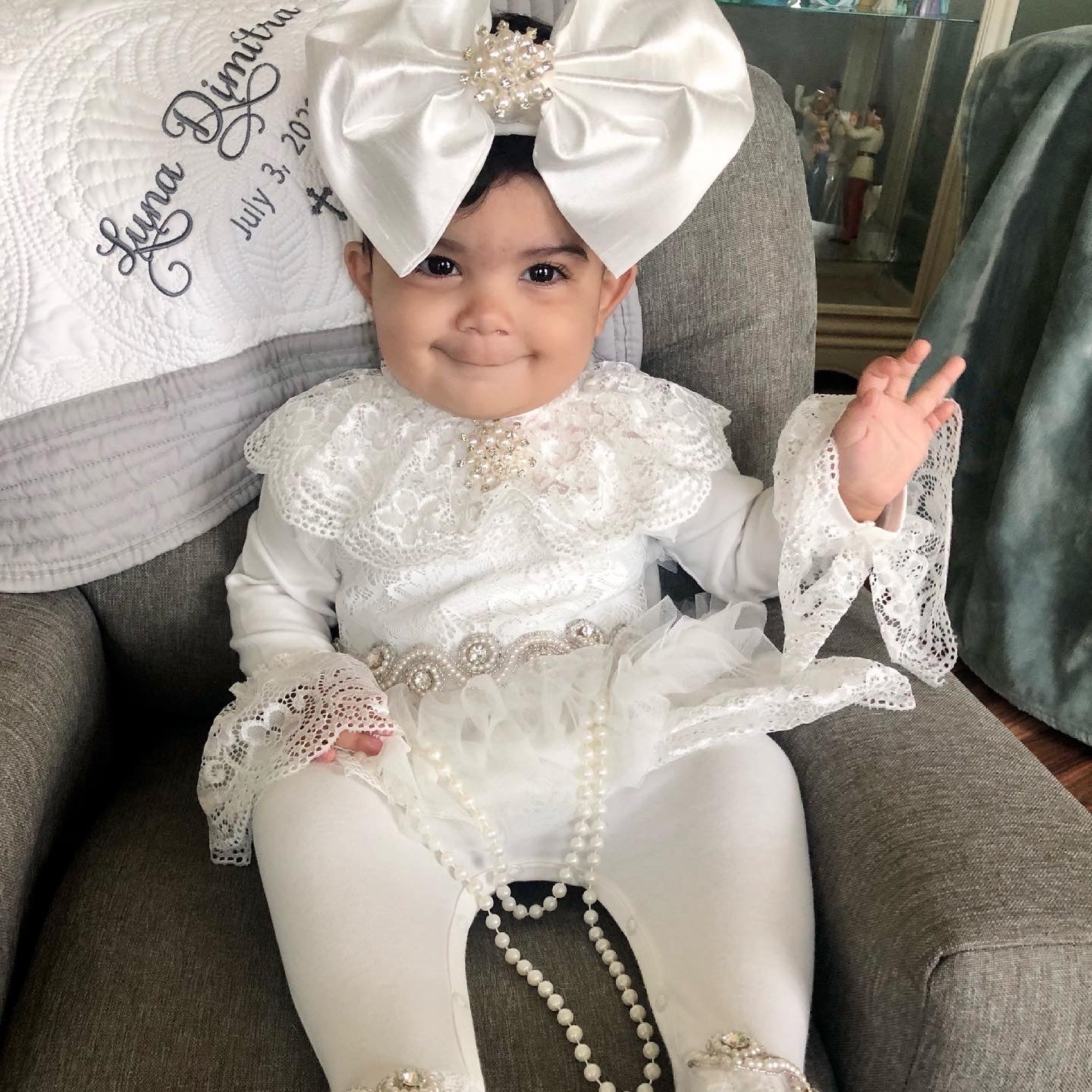 Antique White Romper