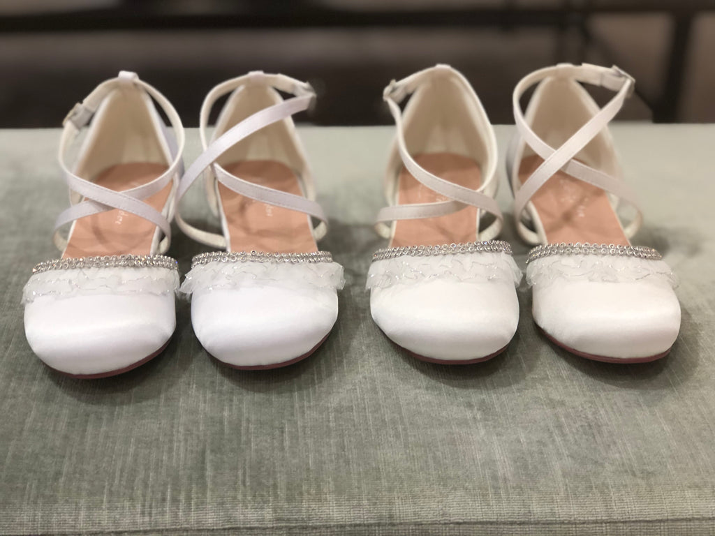 Crystal Ruffle Shoe