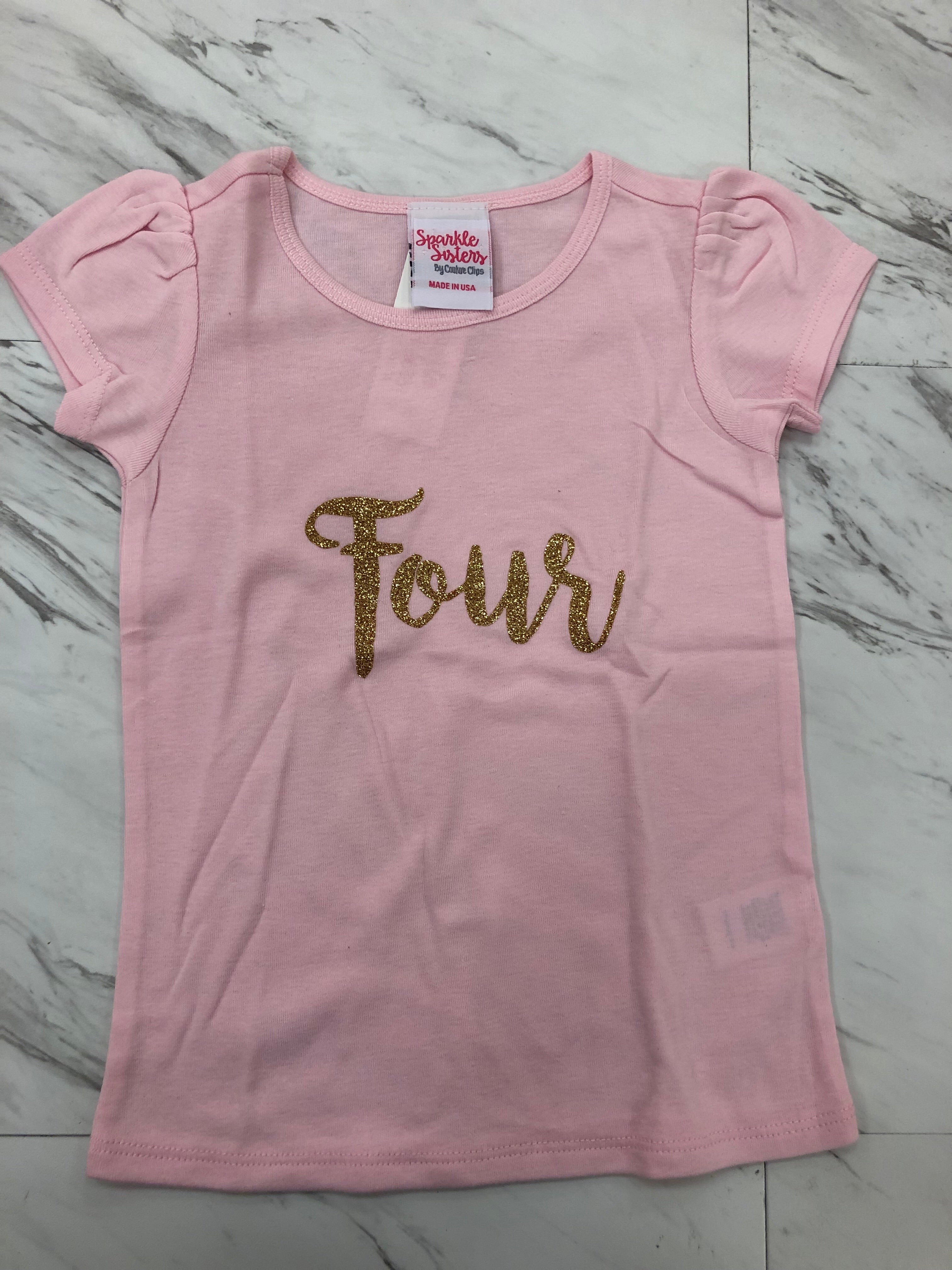 Pink and Gold Birthday T-Shirt