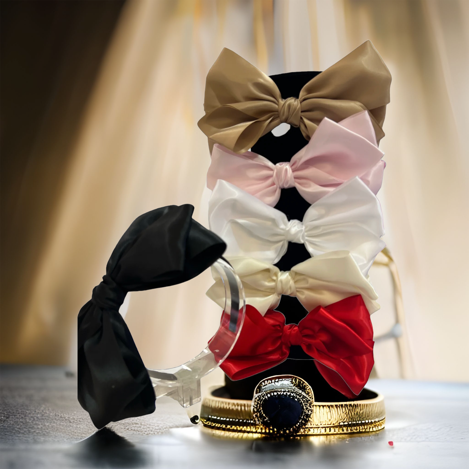 European Bow Knot Hard Headband