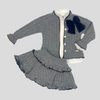 Rahigo Girls Gray Skirt Set