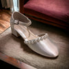 Satin Dyeable Heels