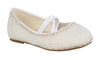 Harper White Pearl Flat