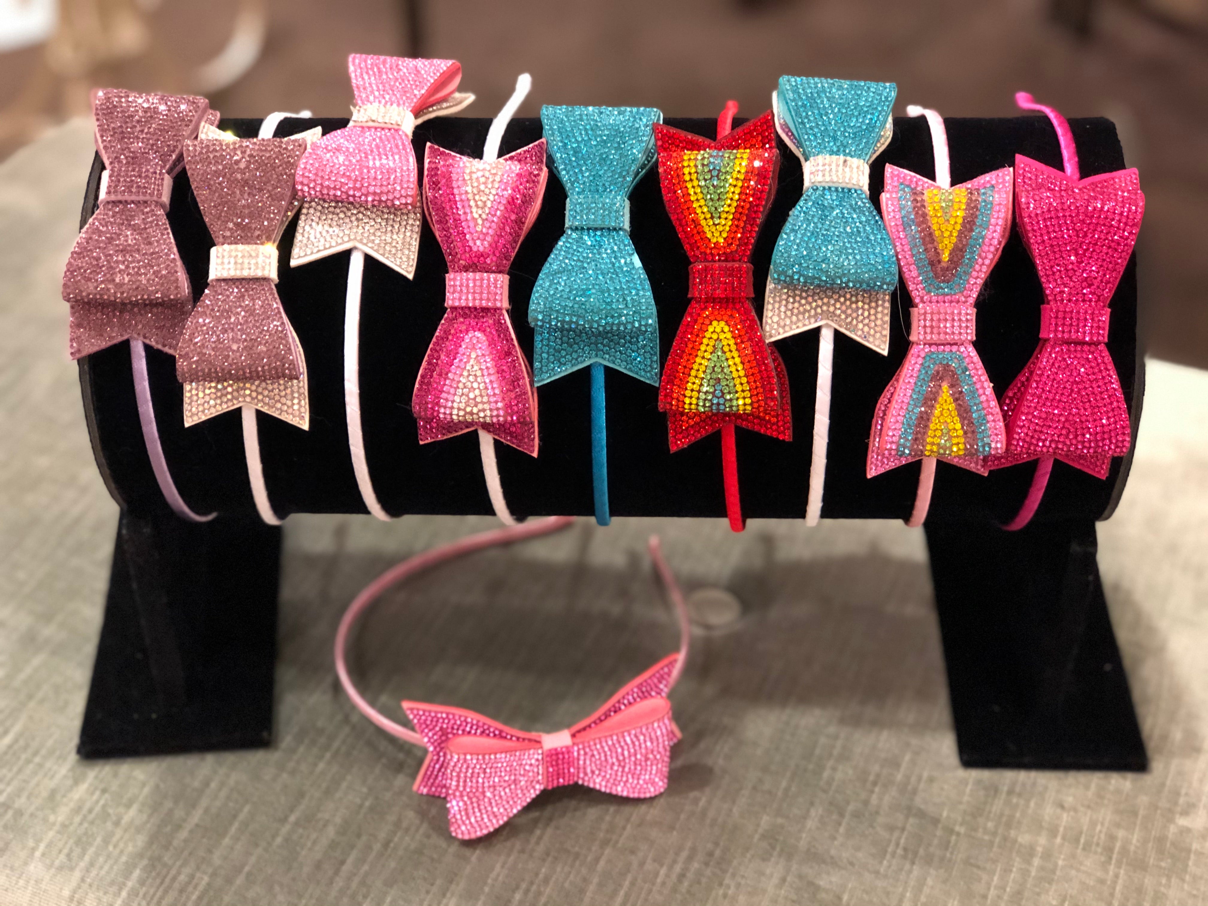 Sparkle Bow Hard Headband