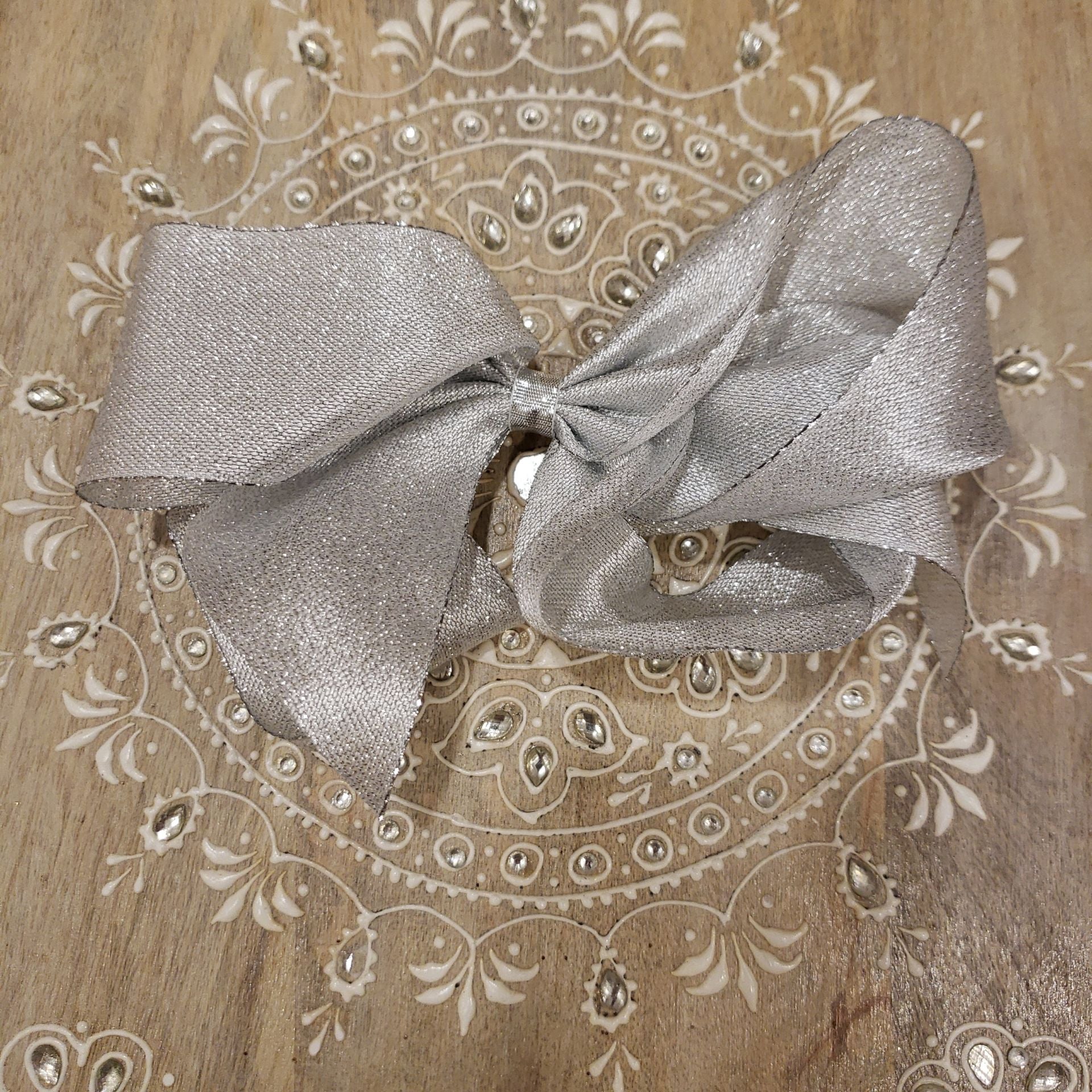 Metallic Glitz Hair Bow
