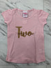Pink and Gold Birthday T-Shirt