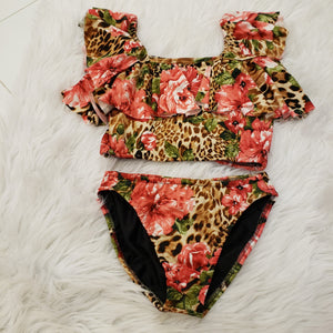 Leopard Rose Bikini
