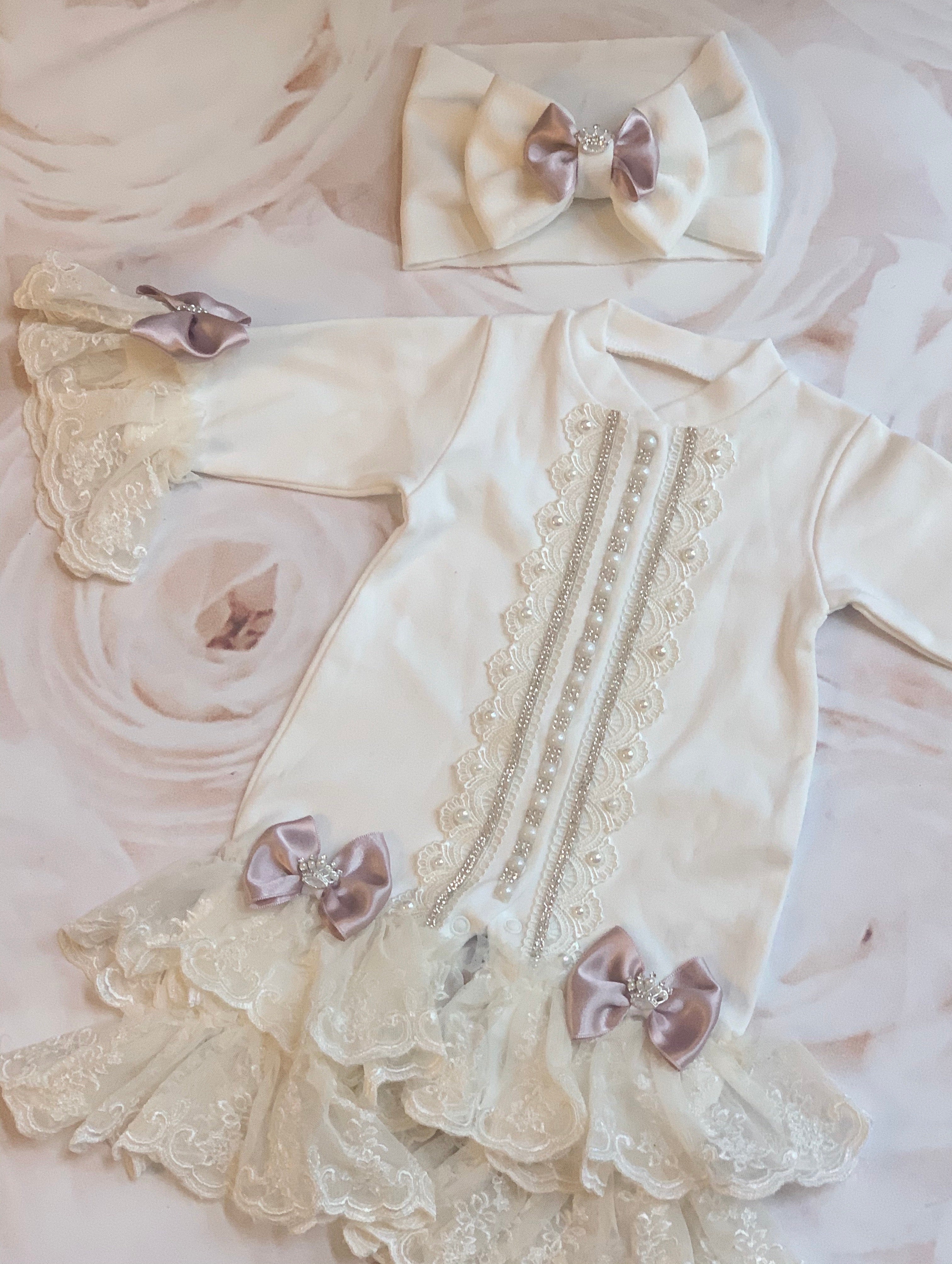 Custom Romper and Headband