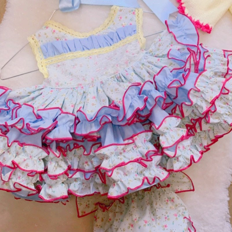 The Evelyn Dress in Blue