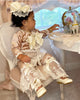 Lucia Velvet Set in Light Mauve