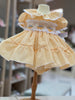 Sonata Yellow Smocked Dress