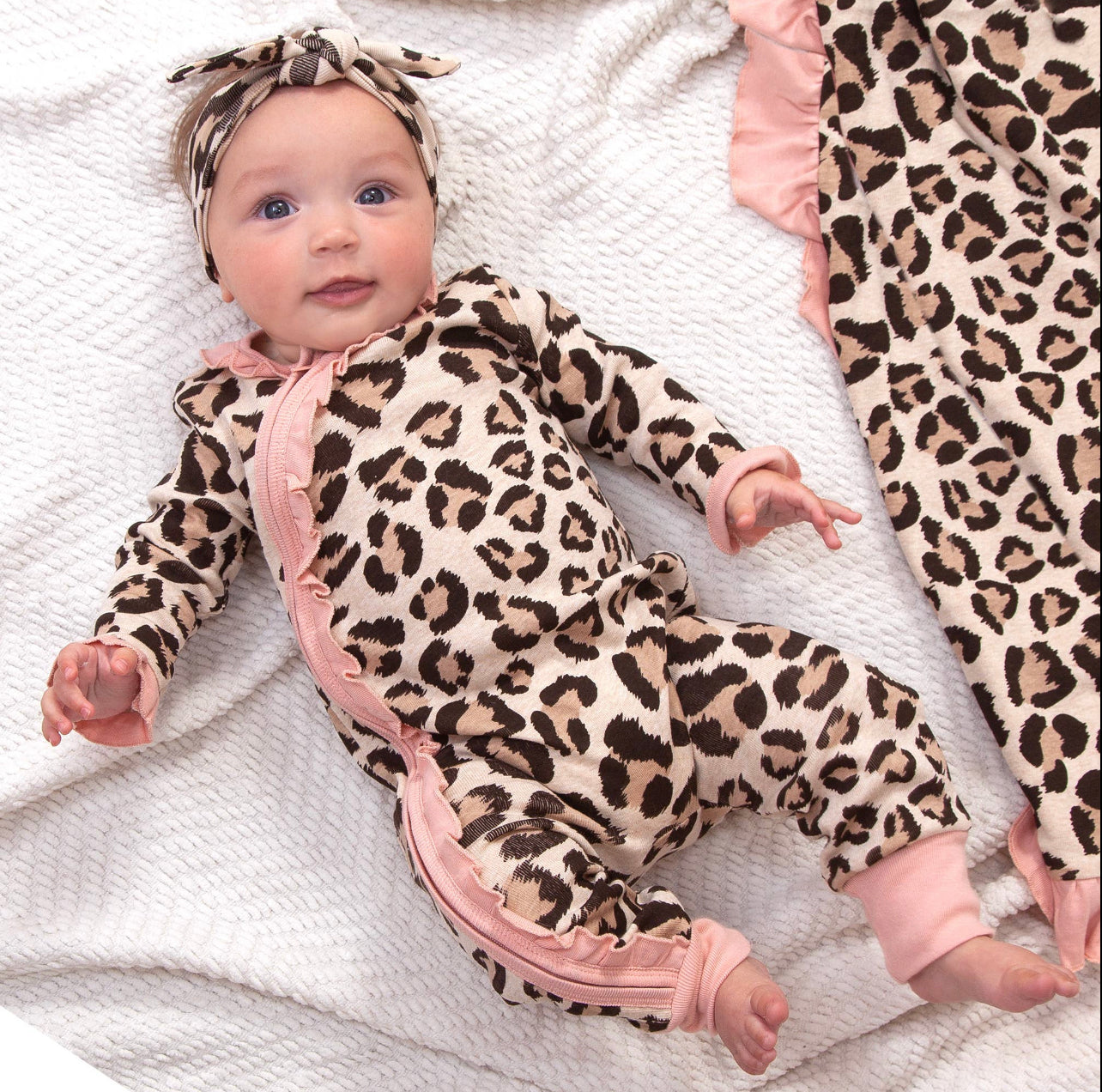 Leopard Ruffle Romper