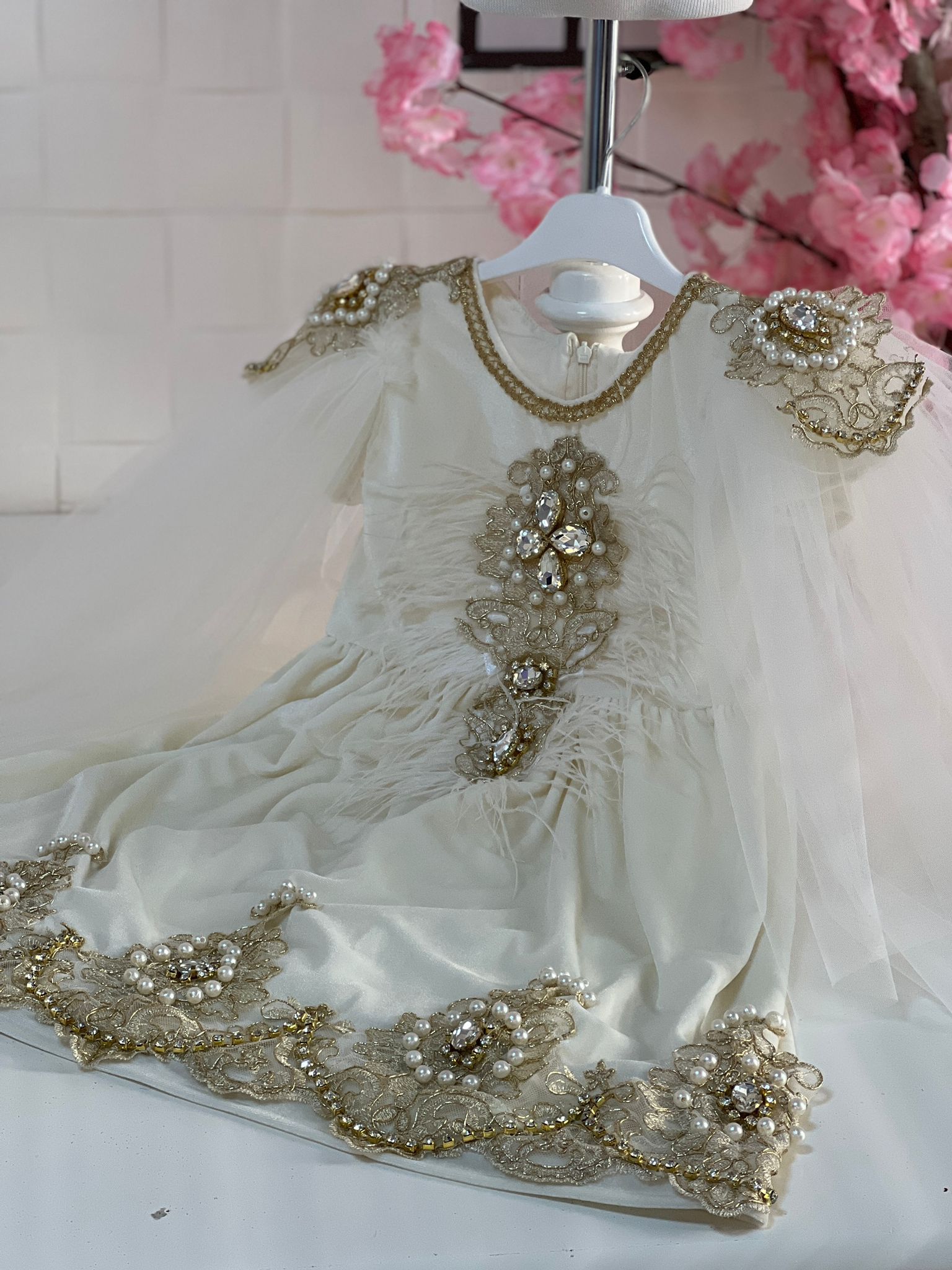 The Golden Angel Dress
