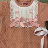 Dusty Pink Knit Onesie
