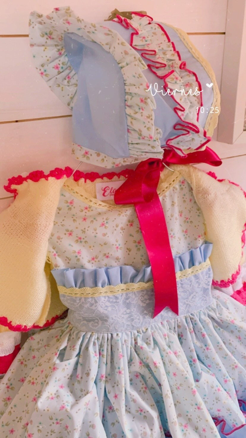 The Evelyn Dress in Blue