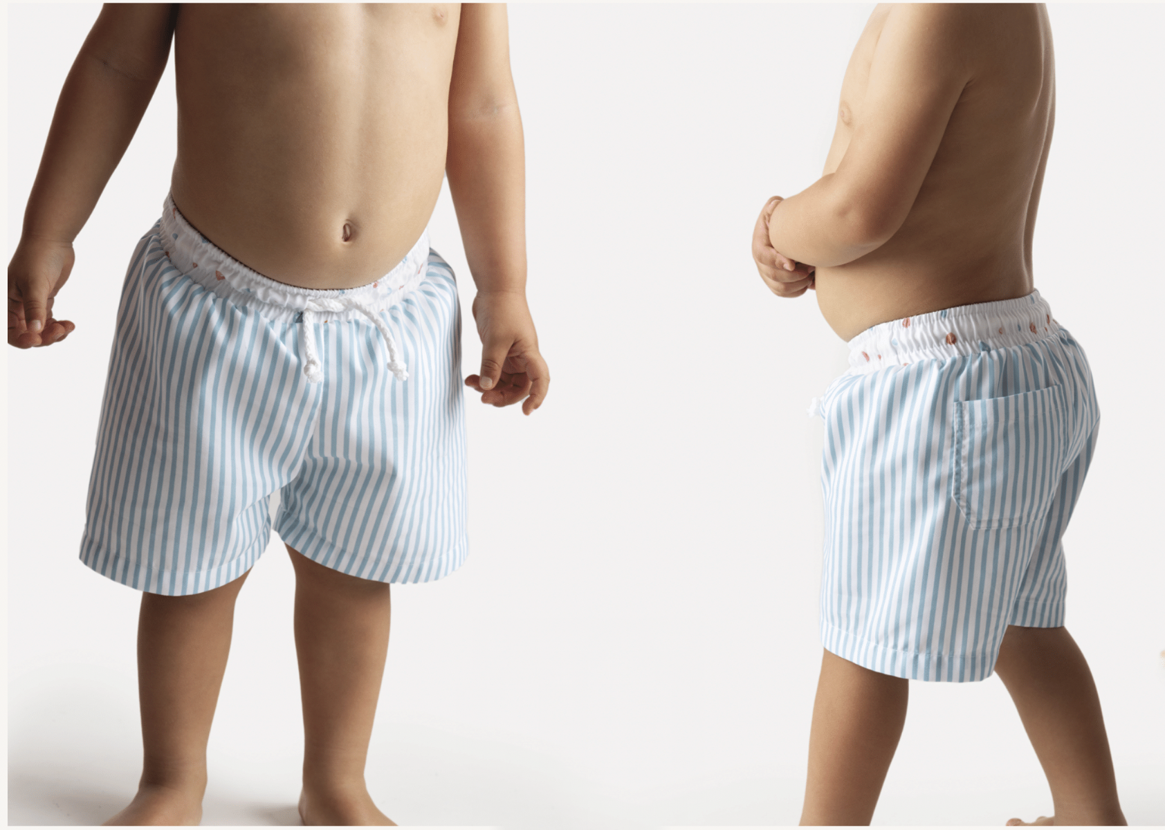 Meia Pata Boy's Stripe Trunks