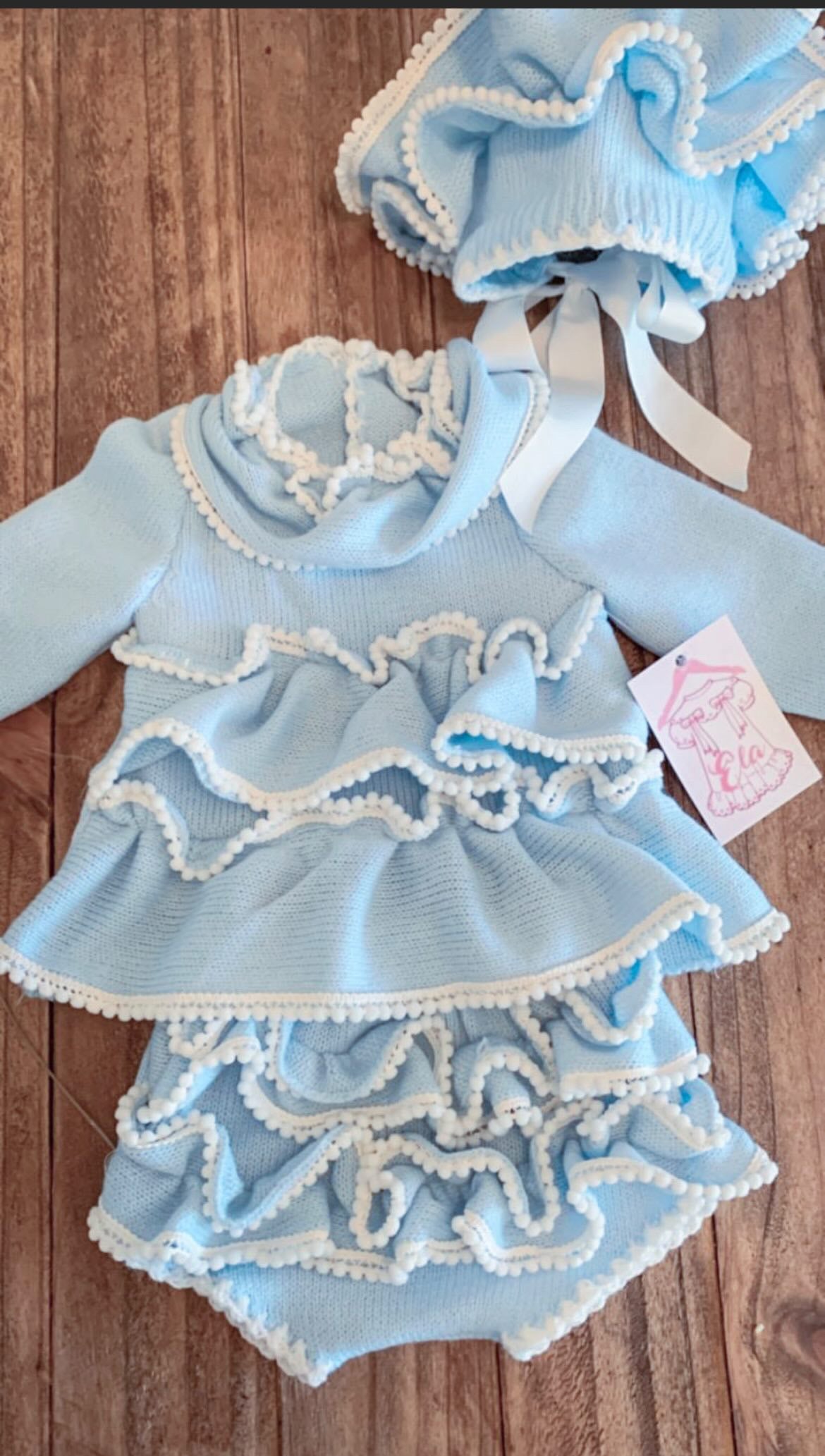 The Gabriella in Blue Knit