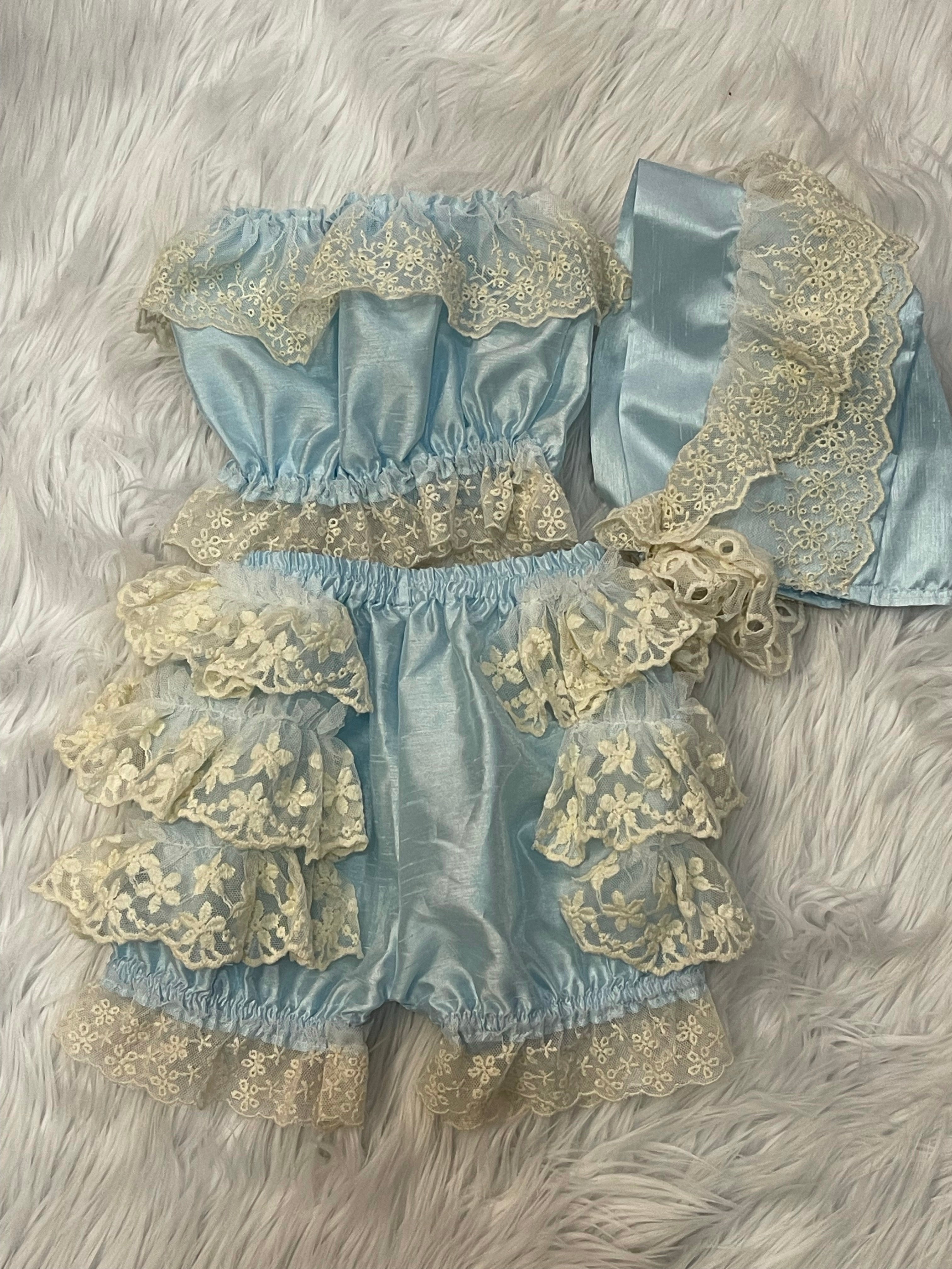 Blue Bloomer Set