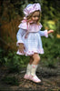 The Rosa Dress in White and Pink