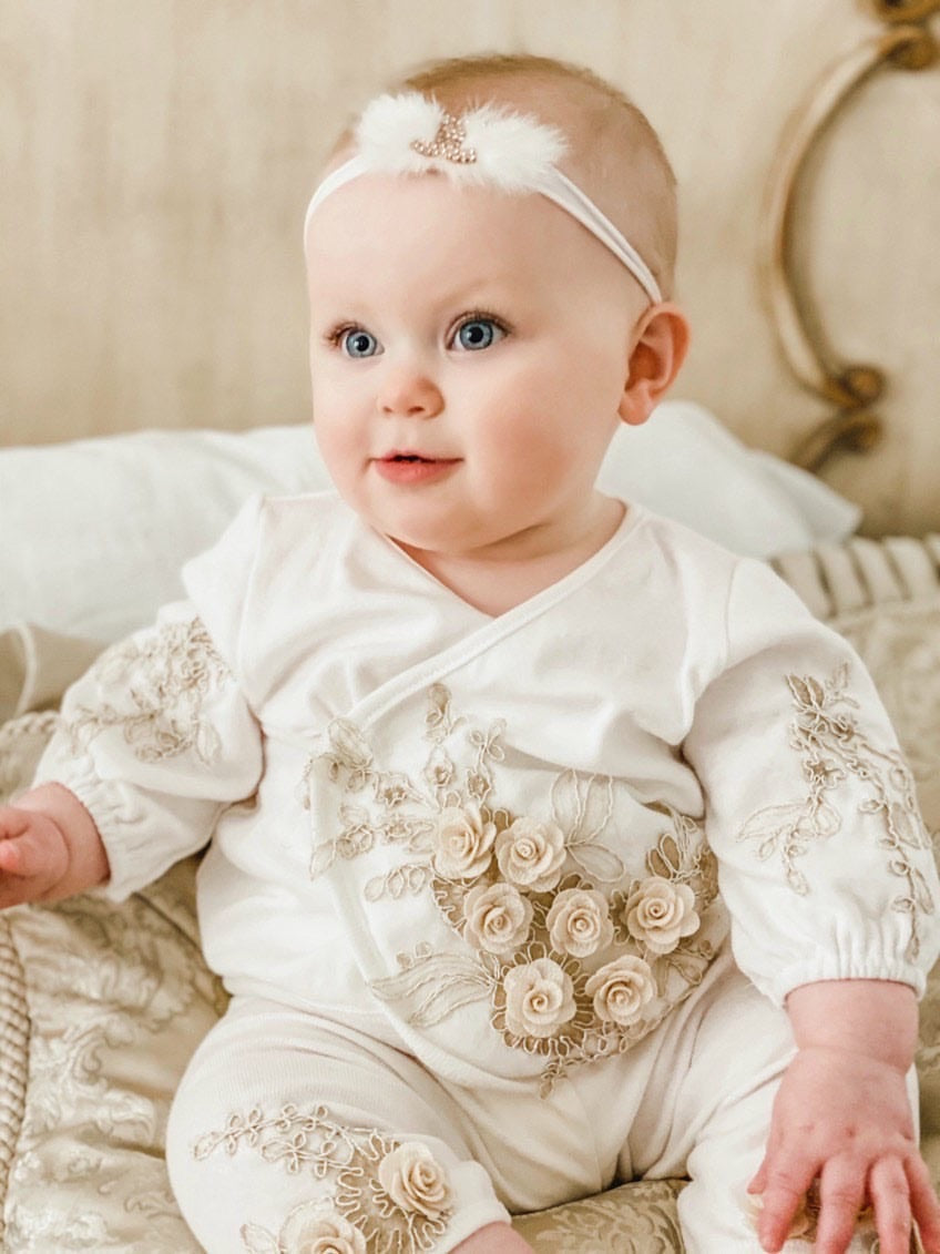 Ivory Gold Two Piece Set