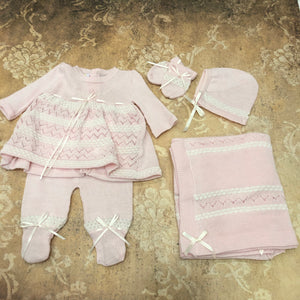 Pale Pink Knit Set
