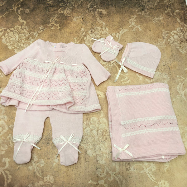 Pale Pink Knit Set