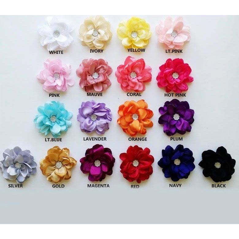 Satin Flower Headband