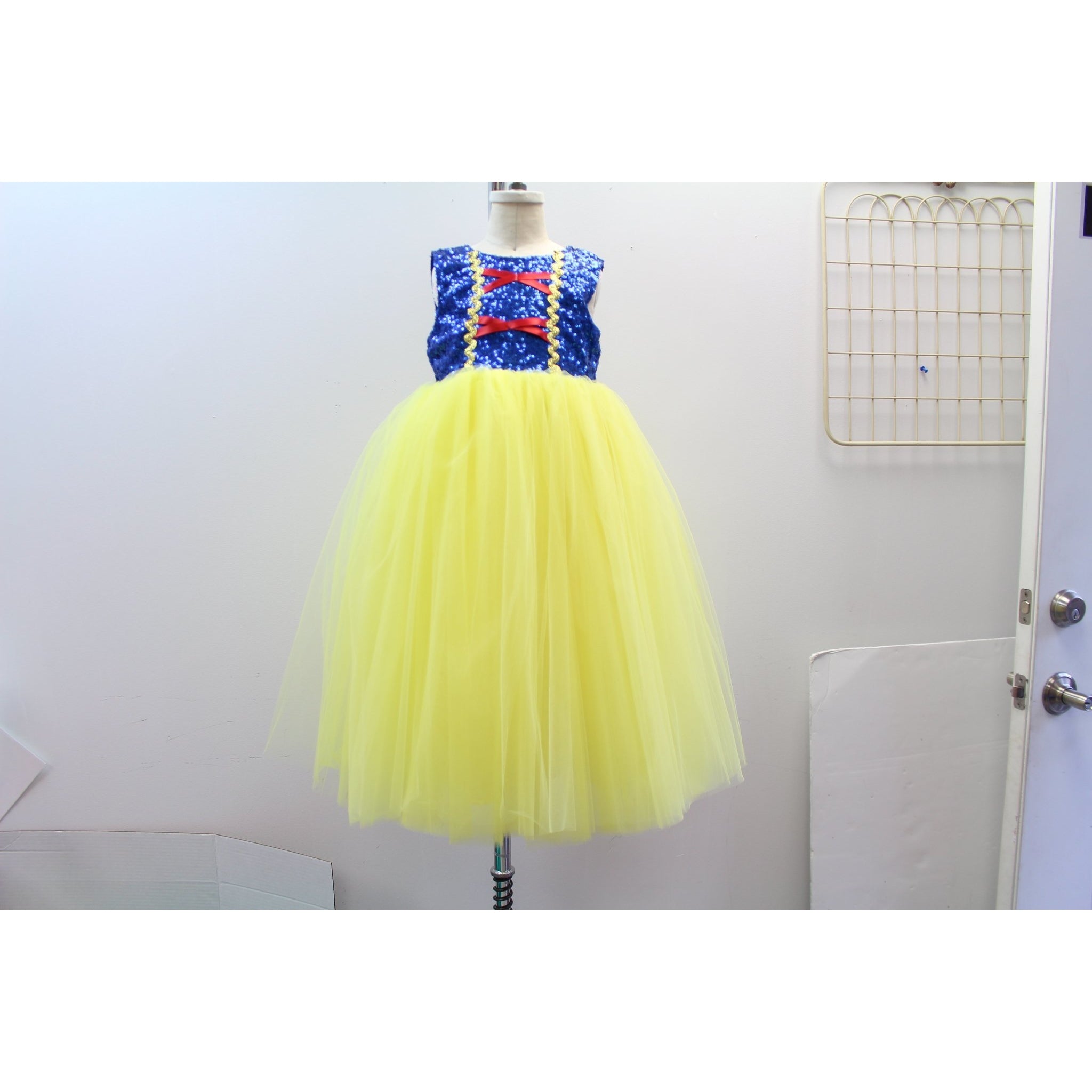 Sparkle Blue and Yellow Dress