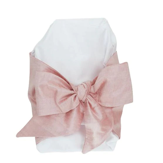 Swaddle Bow in Southern Blush Silk