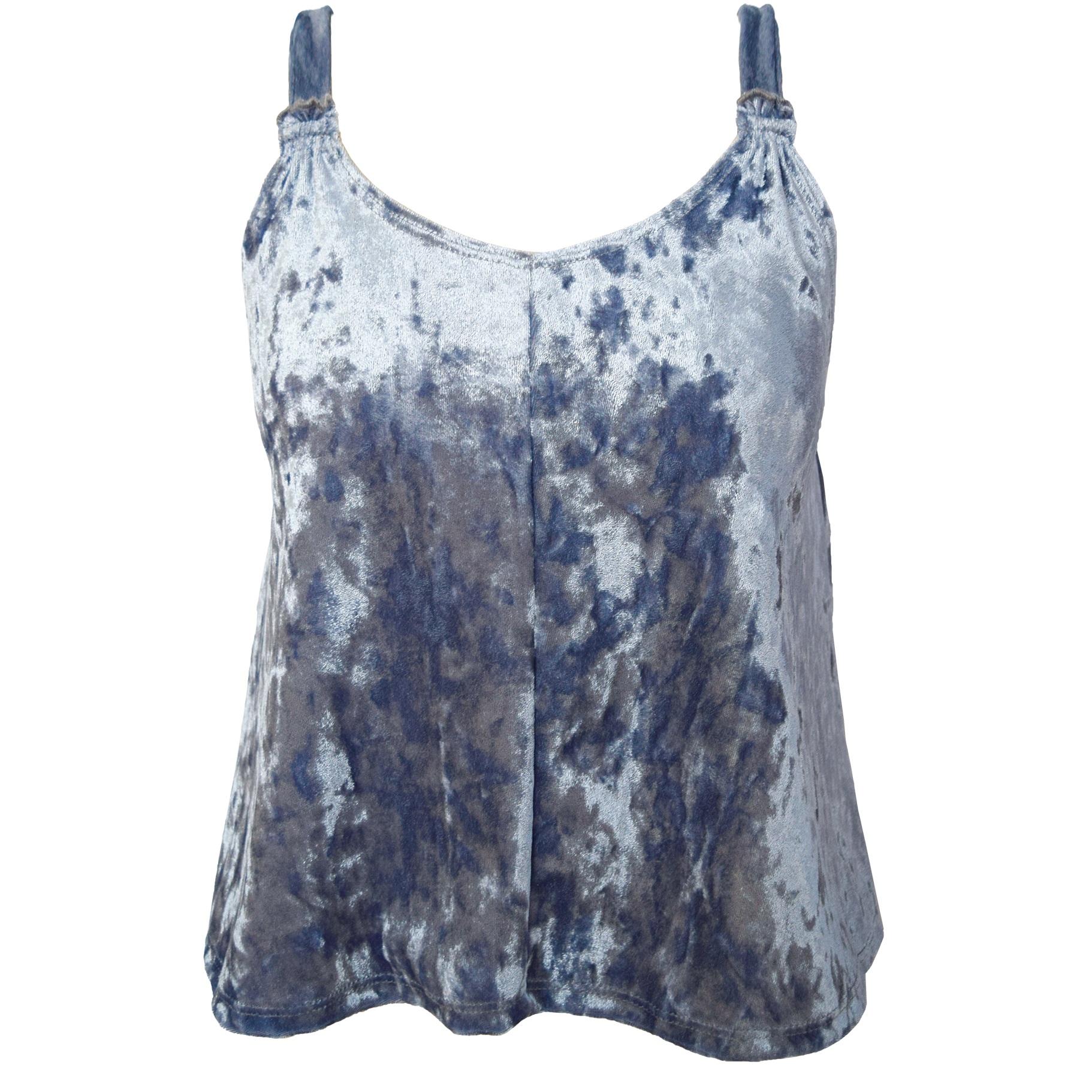 Tru Luv Crushed Velvet Tank