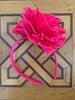 Hot Pink Taffeta Clip or Headband