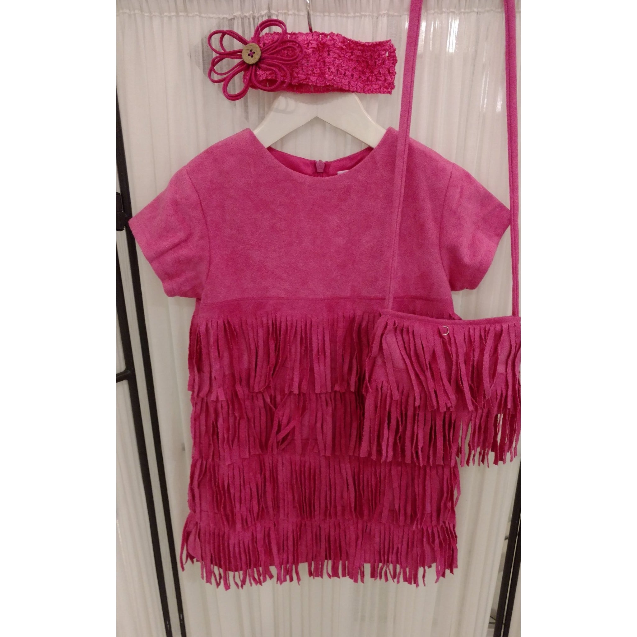 Cach Cach Twirly Fringe Dress